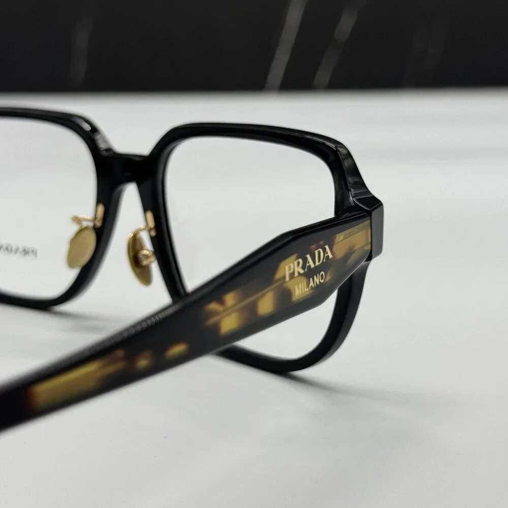 NEW PRADA PRB07VD 3891O1 WOMEN BLACK/HAVANA EYEGLASSES VPR B07D 3891O1